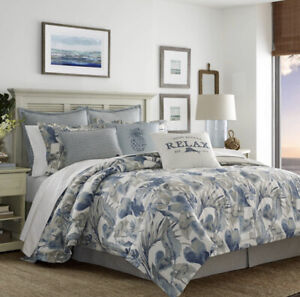 Tommy Bahama KING Raw Coast Collection Duvet Cover Set-100% Cotton Ultra-Soft