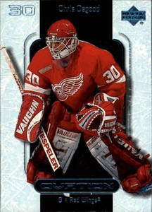 1999-00 Upper Deck Ovation Red Wings Hockey Card #23 Chris Osgood