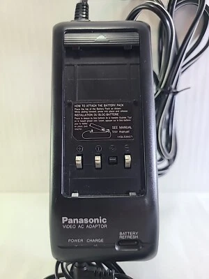 Cargador de batería adaptador de CA para videocámara Panasonic PV-A16 VHS-C con cable coleta de CC Foto 1 de 4