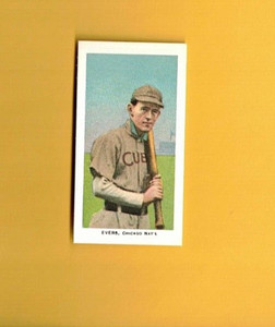 JOHNNY EVERS T206  REPRINT CAPITOL 1988  Cigarettes--PIEDMONT Tobacco Card