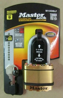 Master Lock Magnum Level 9 Max Security M1XDBLF *NEW* FREE SHIPPING!! - Image 1 of 2