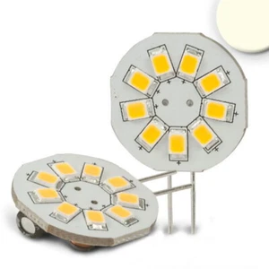 LED Stiftsockel-Platine 9SMD, Pin seitlich, 12V AC/DC, G4, 1.5W 4000K 120lm 120° - Bild 1 von 1