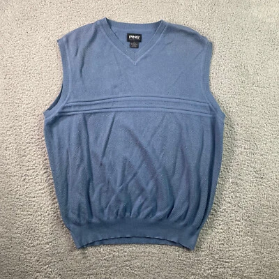 Chaleco Suéter Hombre Grande Azul Golf Colección Algodón Microfibra Acrílico Mezcla Ping Foto 1 de 4