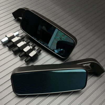 8/10mm Universal Scooter Side Rear Rearview Mirror For Kawasaki Honda Motorcycle - Image 1 of 4