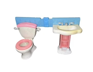 2007 Fisher Price Little Mommy GOTTA GO Doll Potty Flushing Toilet & Sink Sounds - Picture 1 of 6