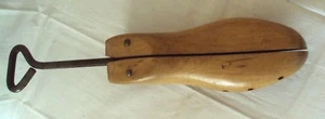 Antique Shoe Stretcher ~  Vintage Shoe wood Iron shoemaker tool decor  - Picture 1 of 5