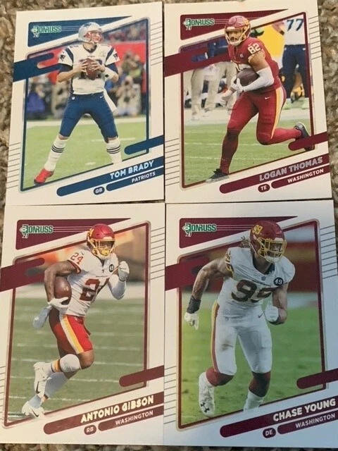 2021 Donruss Football Complete Your Set Pick Your Card Base #1-250 - Image 1 of 1