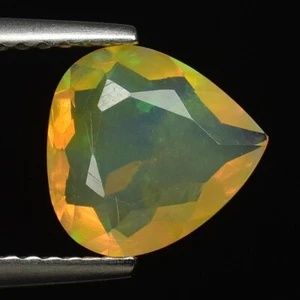 Natural White Opal 1.16ct Best Multi Color Perfect Pear Cut Loose Gemstone - Picture 1 of 2