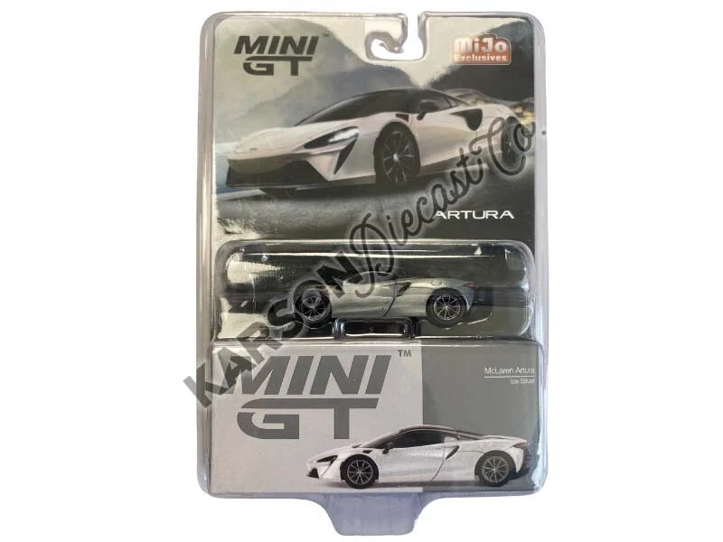 CHASE McLaren Artura 冰银 - ( 迷你 GT) 压铸 1: 64 比例模型 MGT00582 — 第 1/1 张图片