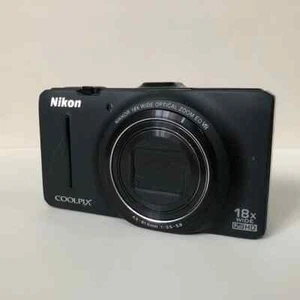 Nikon COOLPIX S9300 16.0MP Digital Camera Black English Language - Picture 1 of 8