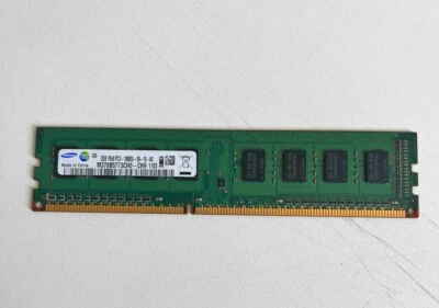SAMSUNG 4GB DDR3 1333MHz 2Rx8 PC3-10600U 240pin Desktop DIMM RAM Memory - Image 1 of 3