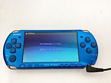 Sony PSP-3000 Console Blue Working no Battery Japan - DHL 1 week to USA