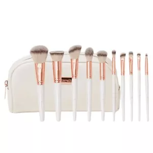 BH COSMETICS Rose Romance Makeup Brush 12 Piece Set - Picture 1 of 4