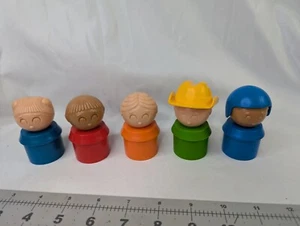 Tupperware Cowboy Man Figure Lot of 5 Tuppertoys - Picture 1 of 6