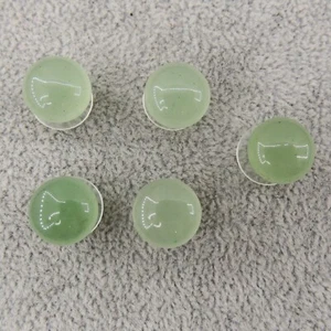 GREEN AVENTURINE Gemstone Shoe Charms for Clogs Shoes Set 5 Luxury Bling Stone - Picture 1 of 8