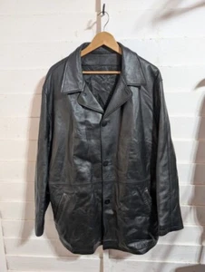 Marks and Spencers Leather Dealers Jacket Size XL - Picture 1 of 5