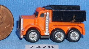 MICRO MACHINES DUMP TRUCK CONSTRUCTION Silver Rear Bumper Vintage Galoob - Picture 1 of 3