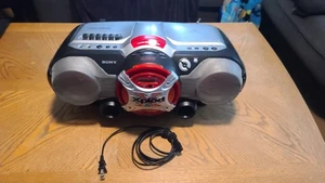 Sony Xplod CFD-G505 Mega Bass AM FM Radio CD Kassette Ghettoblaster GETESTET - Bild 1 von 10