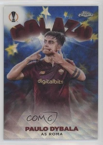 2022 Cromo UEFA Club Competizioni Golazo Rifrattore Onda Blu /75 Paulo Dybala - Foto 1 di 3
