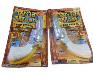 2010 JA-RU (2) WILD WEST DIE CAST METAL NOVELTY TOYS NIB - Picture 1 of 5