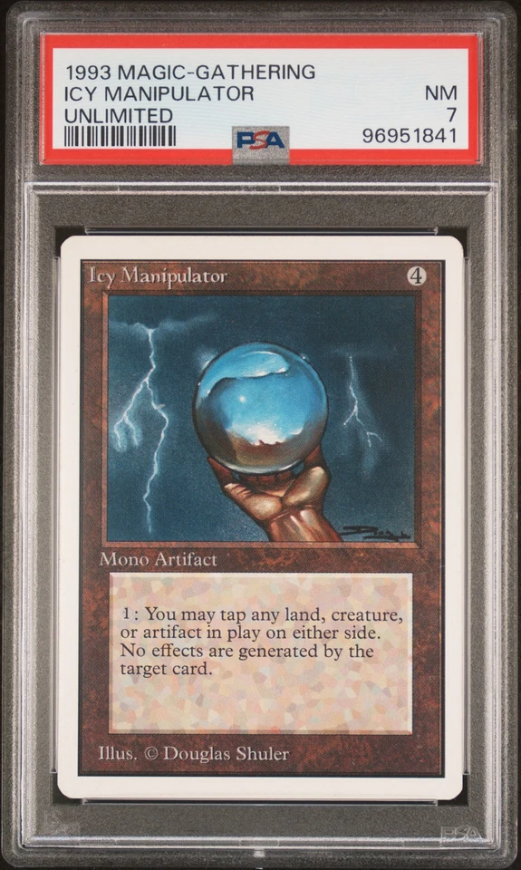 Icy Manipulator Unlimited PSA 7 1993 Magic The Gathering Unlimited # - Image 1 of 2