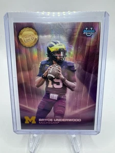2025 Bowman Chrome University Bryce Underwood Dean’s List Refractor SSP CASE HIT - Picture 1 of 1