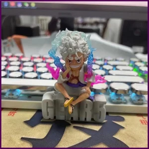 Neu 10cm Mini One Piece Y z Luffy Gear 5 Actionfigur Nika Statue Anime - Bild 1 von 24