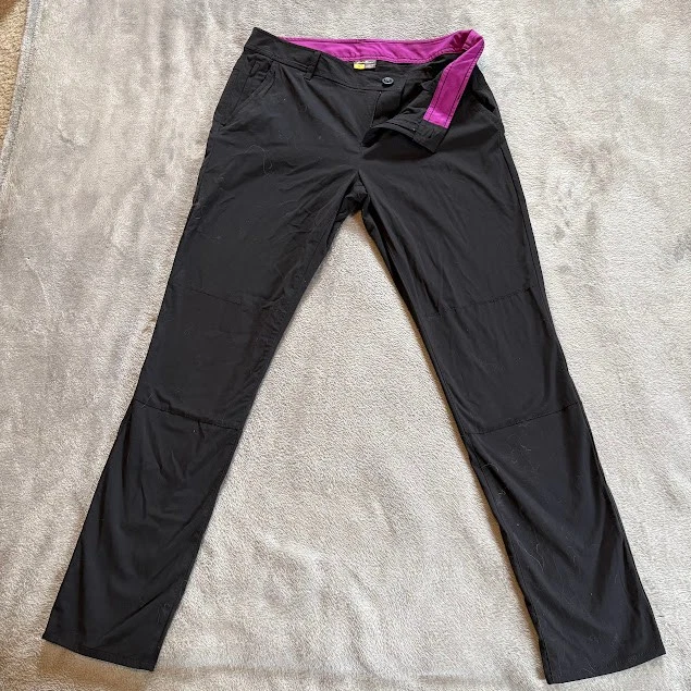 Eddie Bauer Women's Fleece Lined Tech Pants Size 10 Charcoal Gray - Image 1 of 4