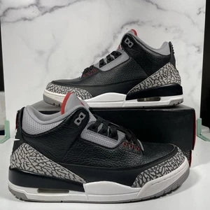 Jordan 3 Retro Black Cement 2018 Size 10 Men's - Picture 1 of 16