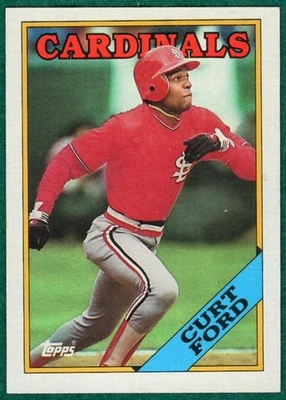 Curt Ford - 1988 Topps #612 - St. Louis Cardinals Baseball Card - Image 1 of 2