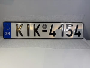Griechenland griechisches Euroband Nummernschild original gebrauchter Zustand - Bild 1 von 6