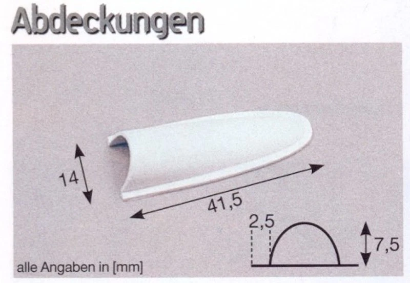 2 Stück Servo Abdeckungen Hutzen Servoabdeckung Gestänge Abdeckung Hutze - Bild 1 von 1