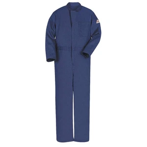 BULWARK CEC2NV RG 54 FR Contractor Coverall,Navy,3XL,HRC2 3EZV7 - Picture 1 of 1