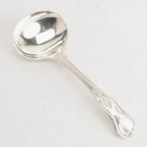 Kings Pattern by English Silverplate 6 3/4" Oval Gravy Ladle No Monogram - Picture 1 of 6