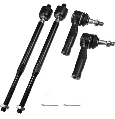 Extremos de barra de amarre interior y exterior 4 piezas para Pontiac Pursuit Saturn Ion Chevrolet Cobalt Foto 1 de 4