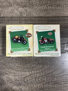 Harley Davidson Hallmark Keepsake Miniatur Sammler Serie Ornamente Stck 2 - Bild 1 von 2