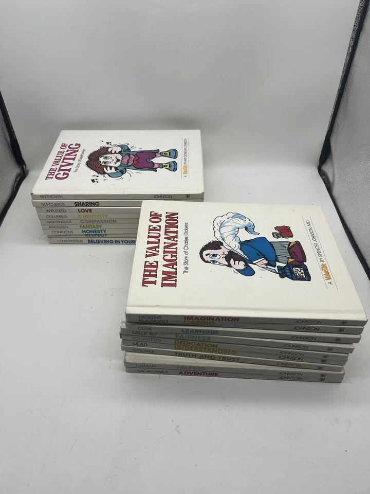 A ValueTale Lot Johnson, Spencer & Ann Vntg Hardcover Value Tales Biographies 18 - Image 1 of 4