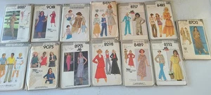 Lote de 13 patrones de costura vintage Simplicity años 70 - Imagen 1 de 5