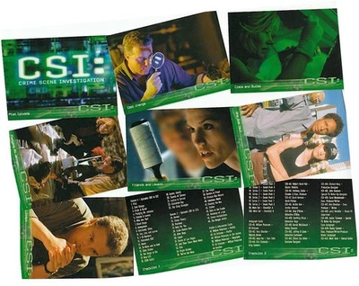 CSI Crime Scene Investigation: Series 1 - 100 Card Basic/Base Set - Strictly Ink - Image 1 of 3
