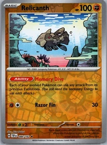 Relicanth, SV05: Temporal Forces, 084/162, Rare, NM - Picture 1 of 2