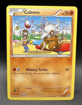 Cubone 77/162  XY Breakthrough (2015) Unique Art Common Pokemon TCG - Image 1 of 4