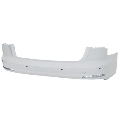 Bumper Cover Fascia For 2019 2020 2021 Audi A6 Quattro Rear Primed Tow Hook Plug - Image 1 of 4