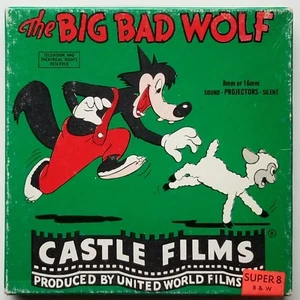 The Big Bad Wolf Super 8 B & W Movie Castle Films #760 - Picture 1 of 4