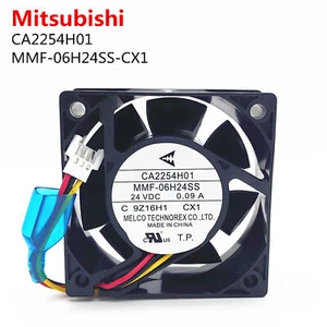 Mitsubishi CA2254H01 MMF-06H24SS-CX1 24VDC 0.09A inverter fan - Picture 1 of 18