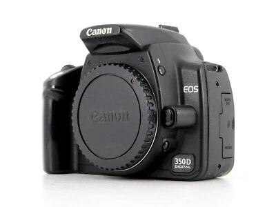 Canon EOS 350D / Digital Rebel XT 8.0MP Digital SLR Camera - Black (Body Only) - Image 1 of 4
