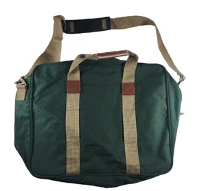 LEEDS North West Collection Laptop Messenger Bag Green Travel Bag Computer Case - Picture 1 of 8