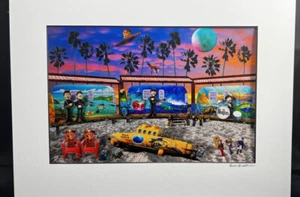 RALPH RANKIN Urban Surrealist SIGNIERTER Digitaler Kunstdruck - The Beatles.  Gebraucht - Bild 1 von 11