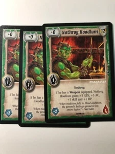 Southern Kingdoms NOTHROG HOODLUM x3 Warlord Saga Of The Storm CCG - SET - Picture 1 of 1