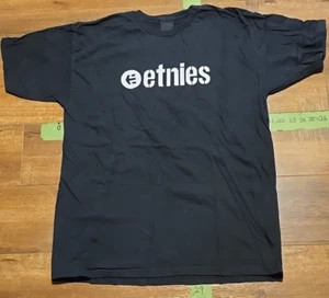 Etnies Logo T-Shirt Größe L schwarz - Bild 1 von 5