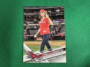 2017 Topps First Pitch #FP37 Camilla Luddington Los Angeles Angels